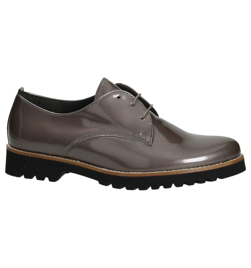 Gabor OptiFit Chaussures à lacets en Noir en verni (282311)