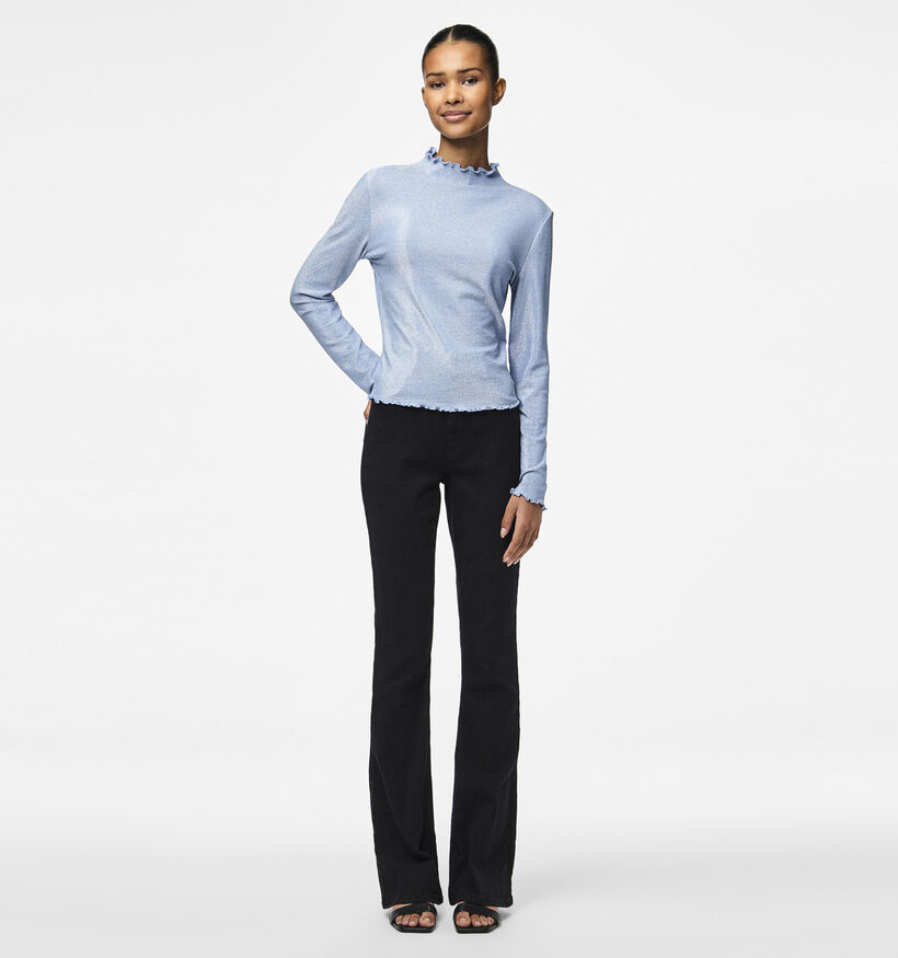Pieces Sandra Blauwe Longsleeve voor dames (348364)