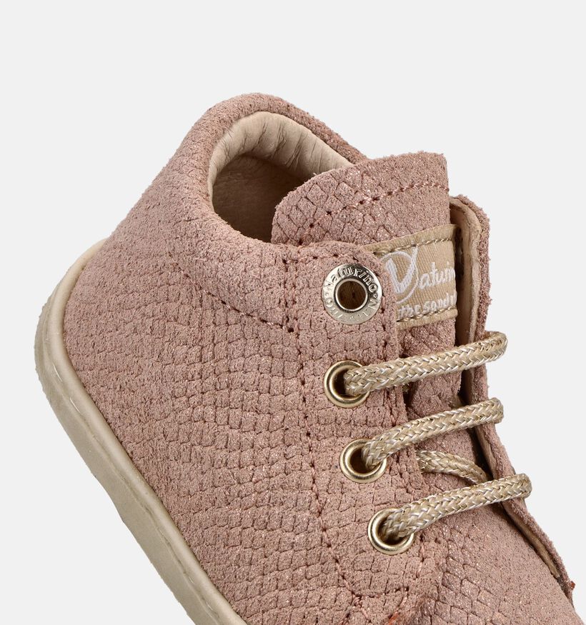 Naturino Cocoon Lizard Baskets pour b&eacute;b&eacute; en Rose pour filles (371597) - pour semelles orthop&eacute;diques