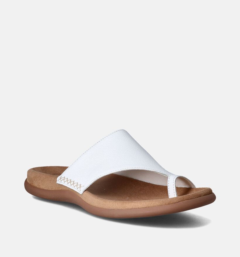 Gabor Tongs en Blanc pour femmes (355107)