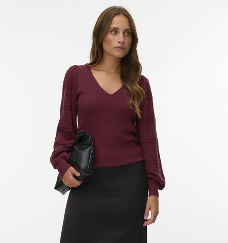 Vero Moda Pulls Bordeaux