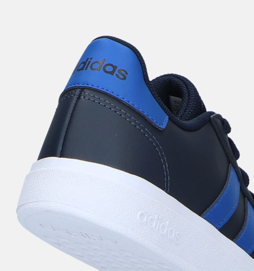 adidas Grand Court 2.0 K Witte Sneakers voor jongens, meisjes (341645)