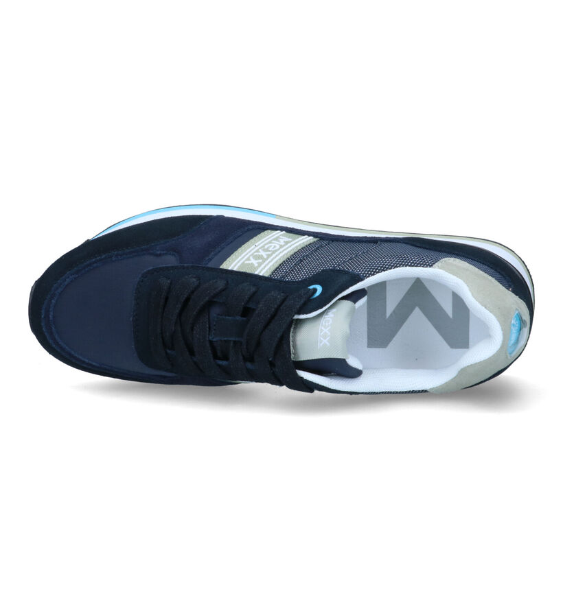 Mexx Hoover Chaussures à lacets en Bleu pour hommes (320927) - pour semelles orthopédiques
