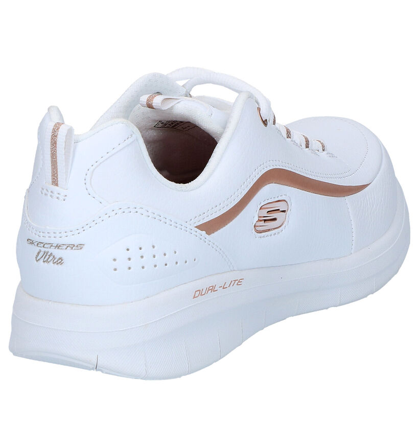 Skechers Witte Sneakers in kunstleer (272755)