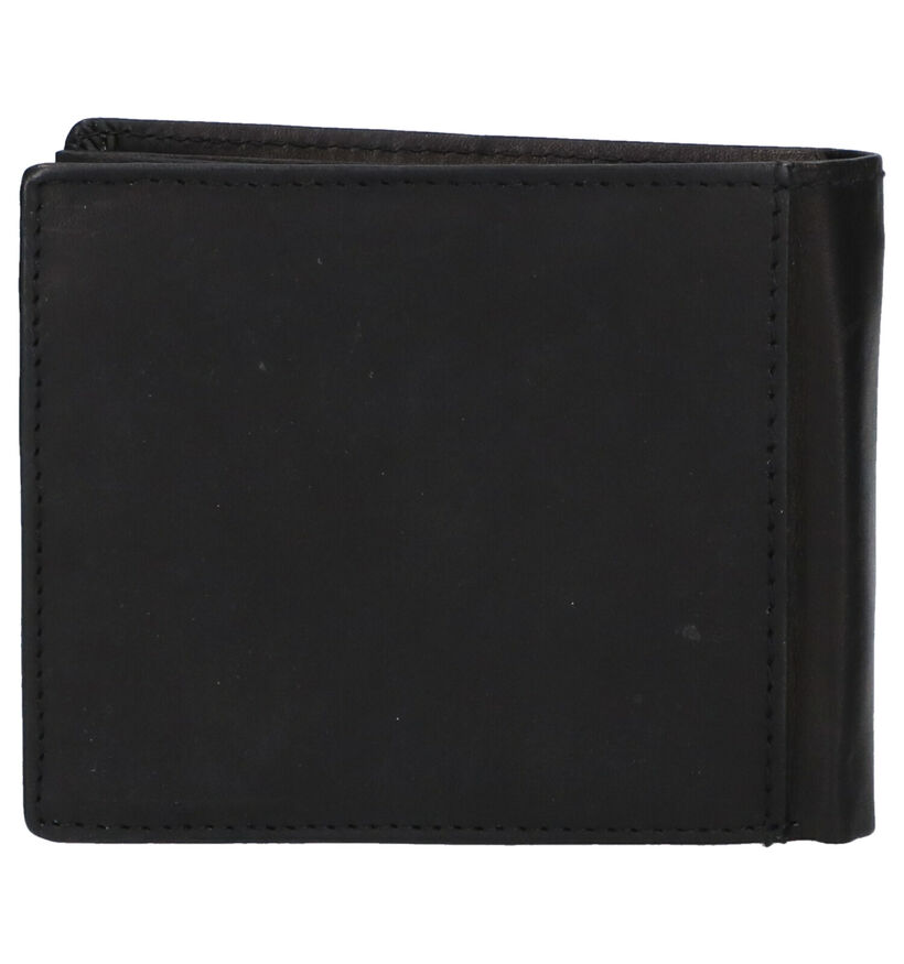 Euro-Leather Zwarte Portefeuille voor heren (343469)