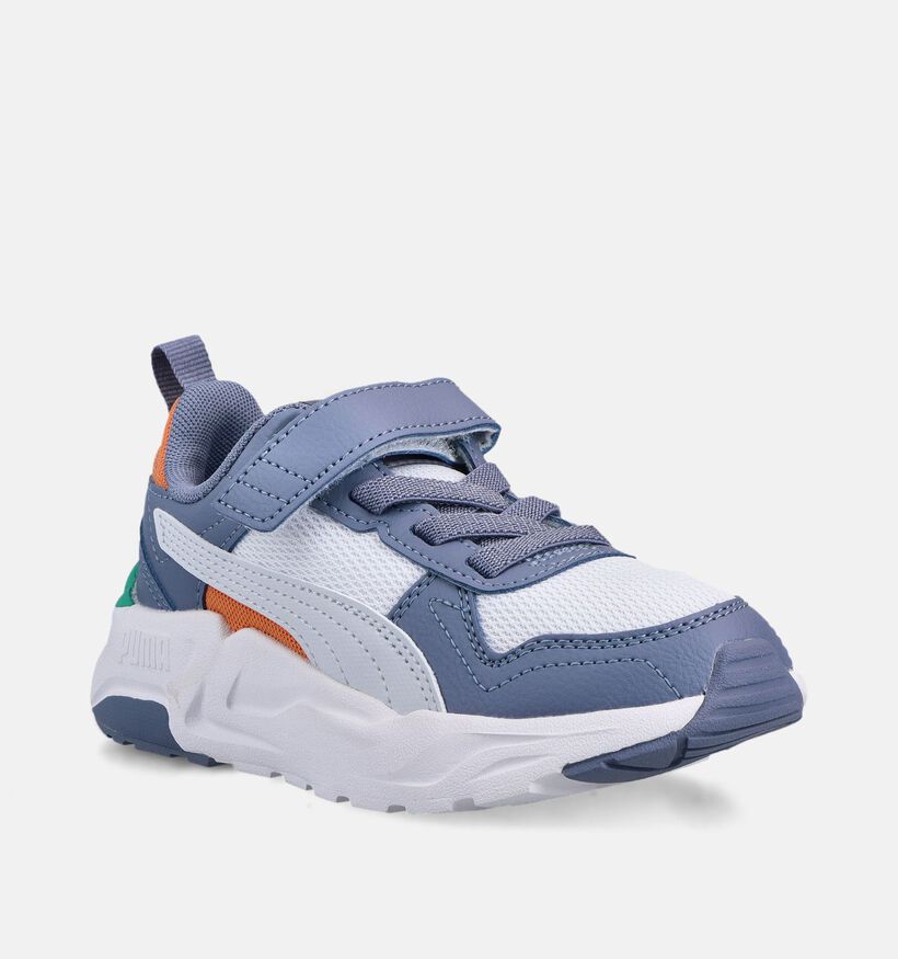 Puma Trinity 2 Baskets en Bleu pour gar&ccedil;ons, filles (366652) - pour semelles orthop&eacute;diques