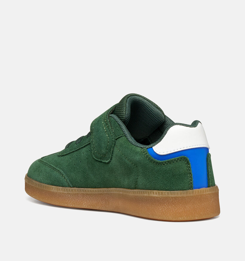 Geox New Emberlix Donkergroene Sneakers voor jongens (377759) - geschikt voor steunzolen
