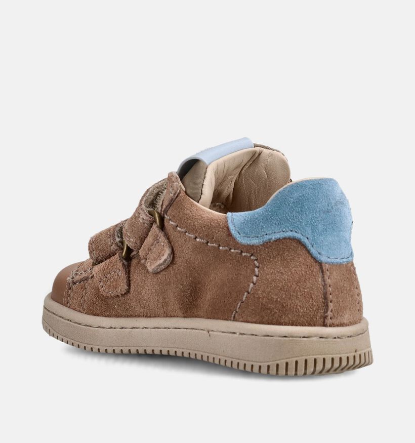 STONES and BONES Niso Donkerbeige Sneakers voor jongens (372293) - geschikt voor steunzolen