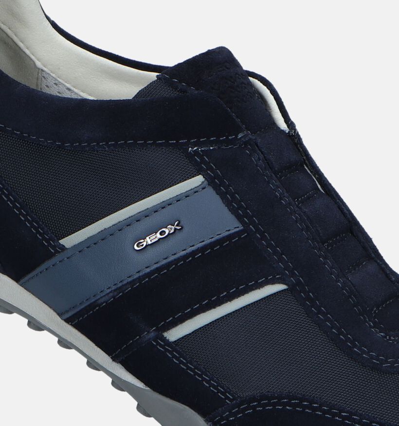 Geox Wells Chaussures basses en Bleu pour hommes (317549) - pour semelles orthopédiques