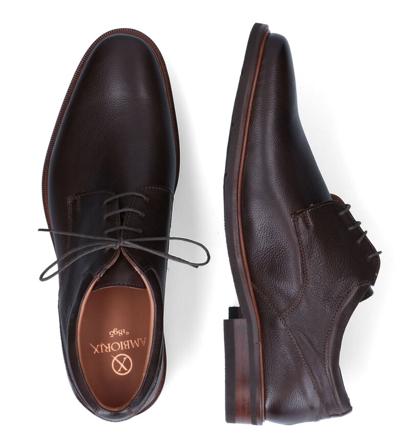 Ambiorix Aldo Zwarte Geklede Schoenen voor heren (332764) - geschikt voor steunzolen