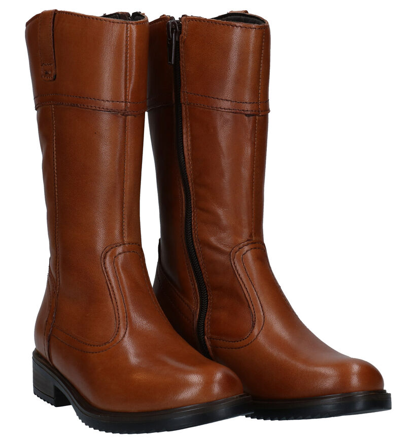 Loli Laly Bottes hautes en Cognac en cuir (298605)