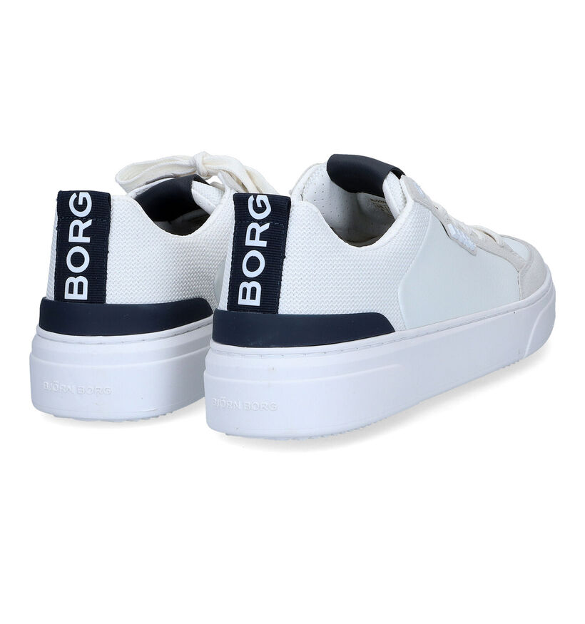 Björn Borg Chaussures à lacets en Blanc pour hommes (320604) - pour semelles orthopédiques