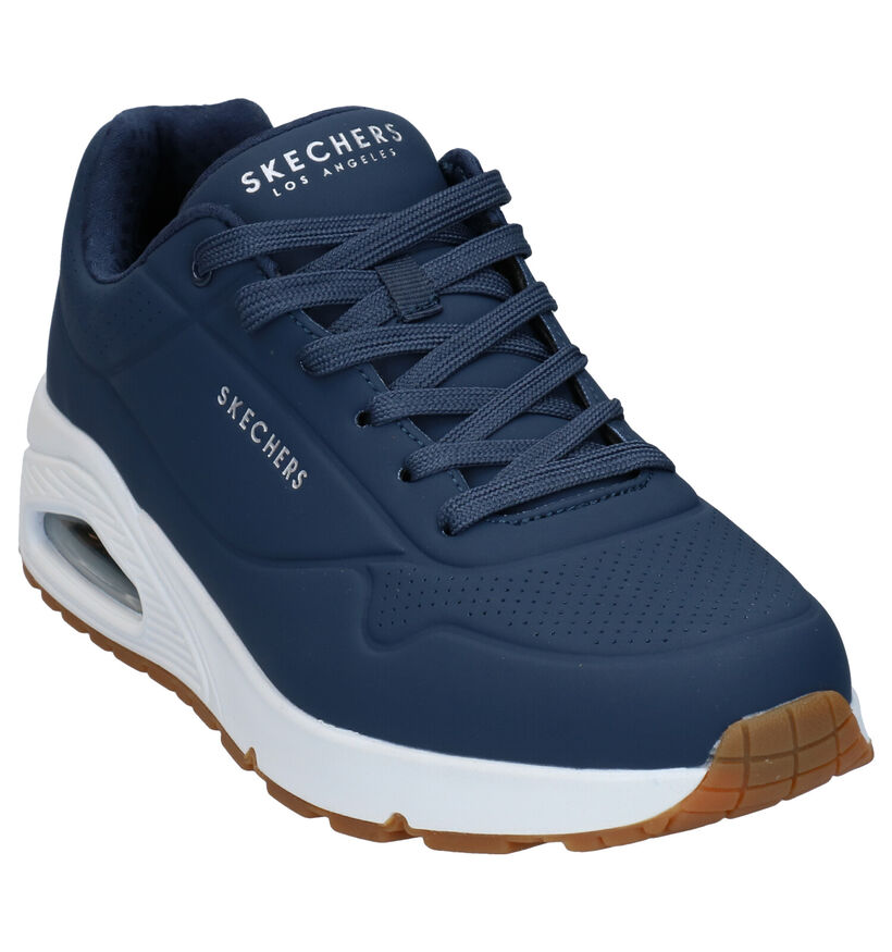 Skechers Uno Stand On Air Zwarte Sneakers voor heren (359746)