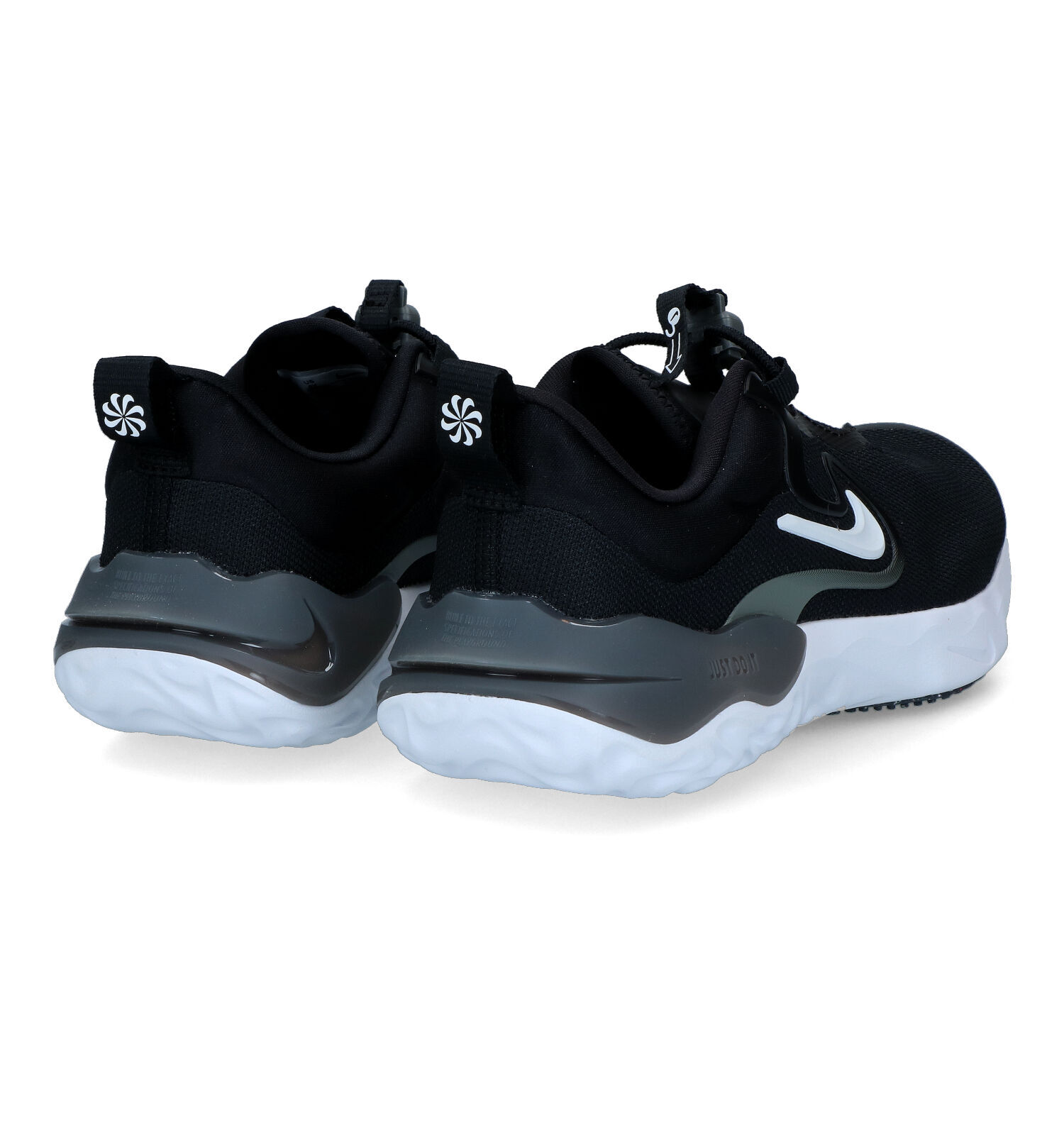 Nike Run Flow Zwarte Sneakers Meisjes Jongens Sneakers
