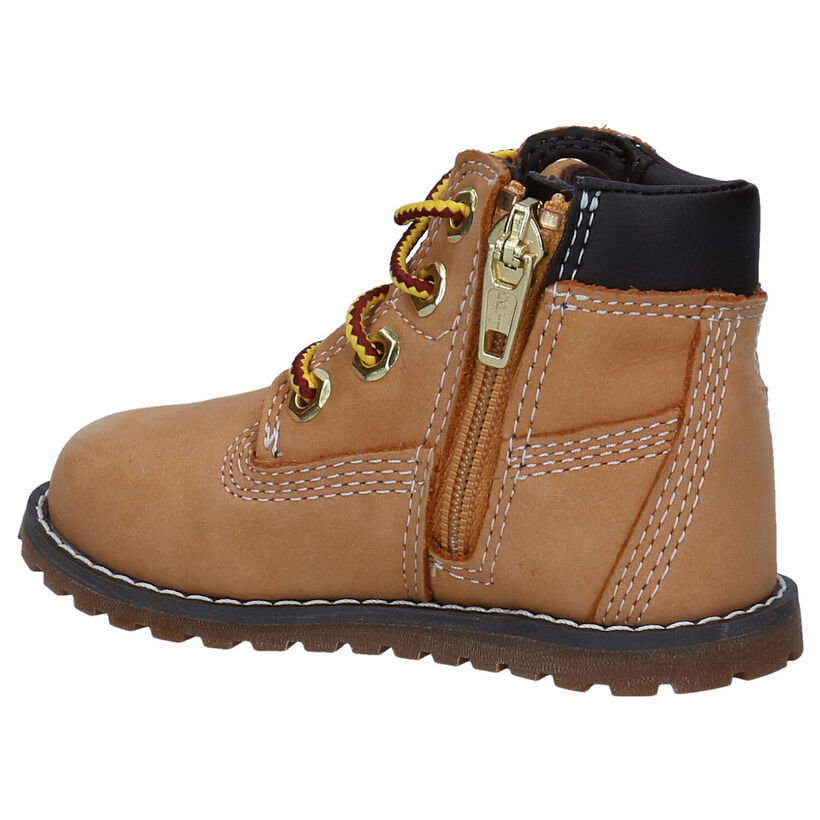 Timberland Pokey Pine 6IN BOOT Cognac Bottines voor jongens, meisjes (329073) - geschikt voor steunzolen