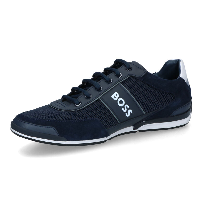 Boss Saturn Slow Chaussures à lacets en Bleu pour hommes (318705) - pour semelles orthopédiques