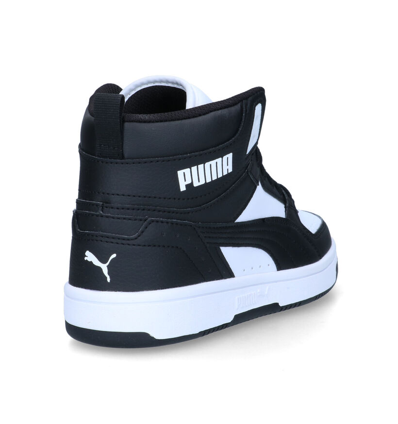 Puma Rebound Joy Baskets en Bleu pour garçons (318737)