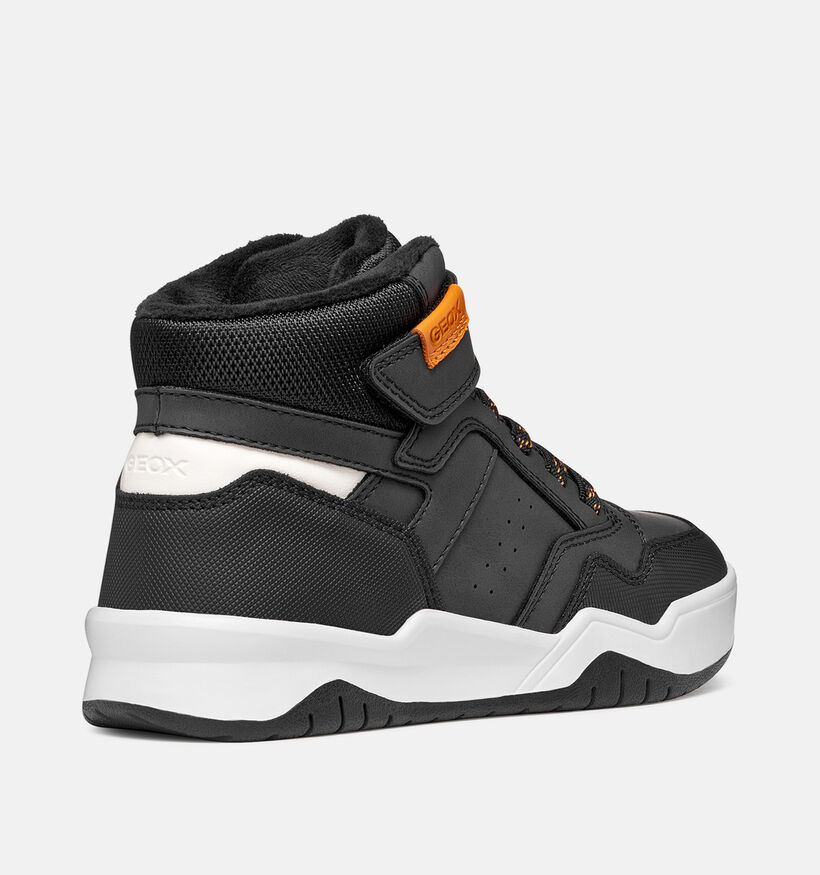 Geox Perth Boy Zwarte Sneakers voor jongens (377750) - geschikt voor steunzolen