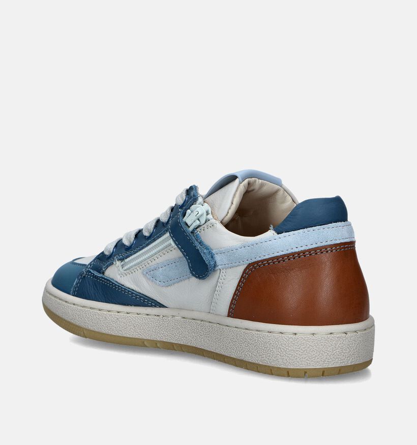 STONES and BONES Logik Chaussures à lacets en Bleu pour garçons (352731) - pour semelles orthopédiques