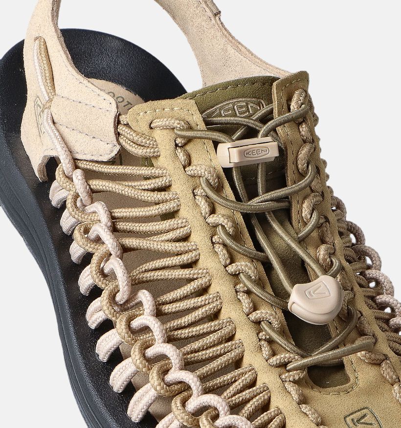Keen Uneek M Sandales en Vert pour hommes (356366)