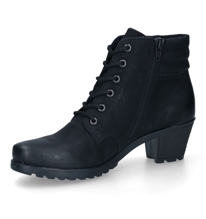 Rieker Bottines avec lacets en Noir pour femmes (328460)