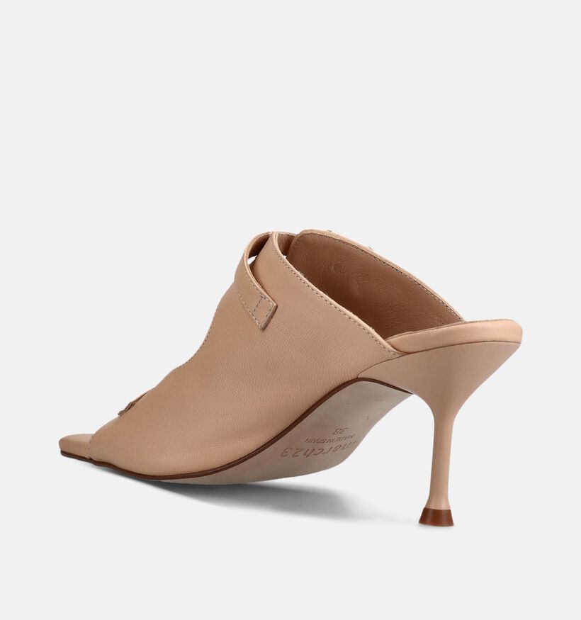 March23 Raquelle Nu-pieds &agrave; talons en Rose pour femmes (372166)