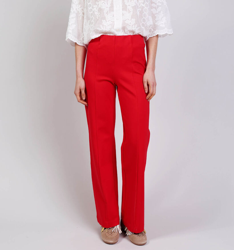 Minus Marcia Rode Geklede Broek voor dames (371811)