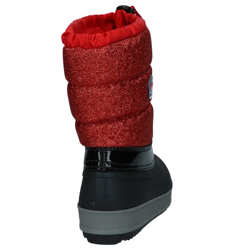 Rood/Zwarte Snowboots Olang Ol Bingo Lux in kunstleer (230922)