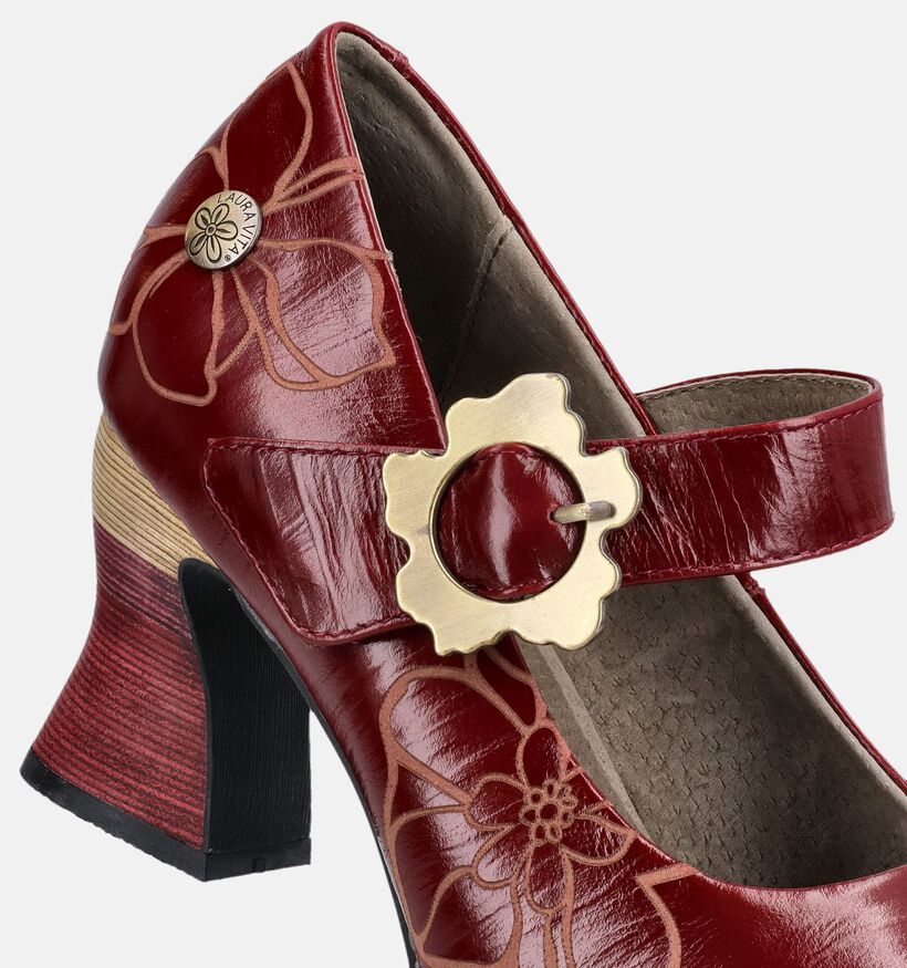Laura Vita Elea 01 Escarpins en Bordeaux pour femmes (381099)