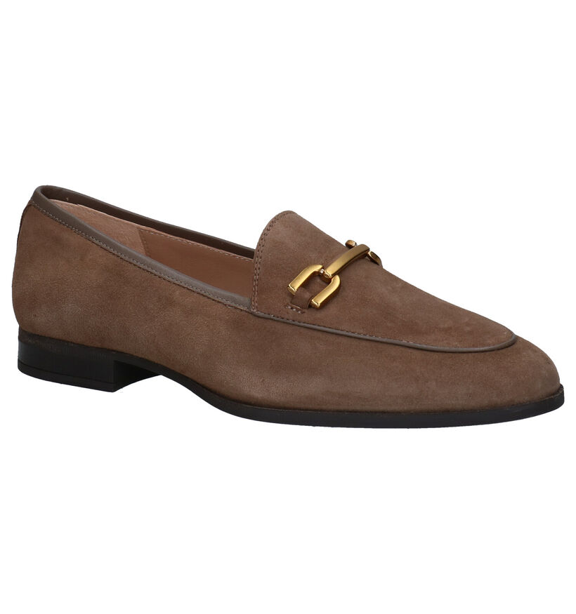 Unisa Daimiel Bruine Loafers in leer (283297)