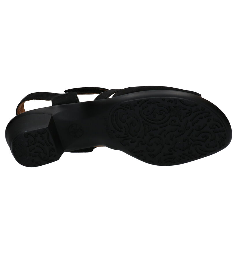 Ara Lugano Sandales en Noir en nubuck (272507)