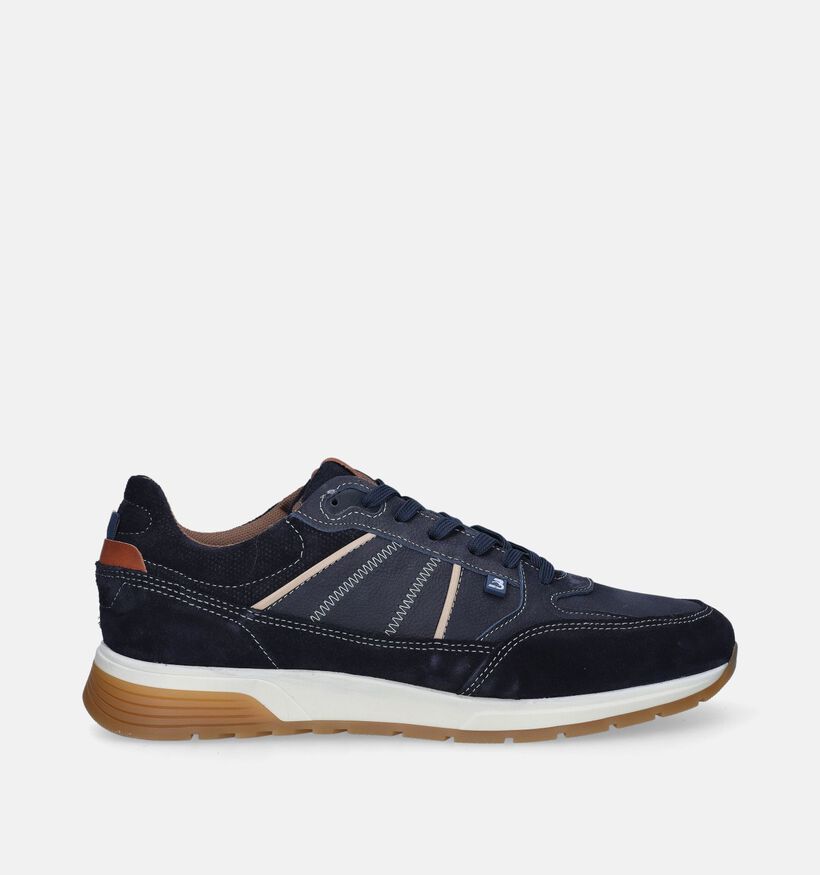 Bufflox Berlin Blauwe Veterschoenen voor heren (353937) - geschikt voor steunzolen