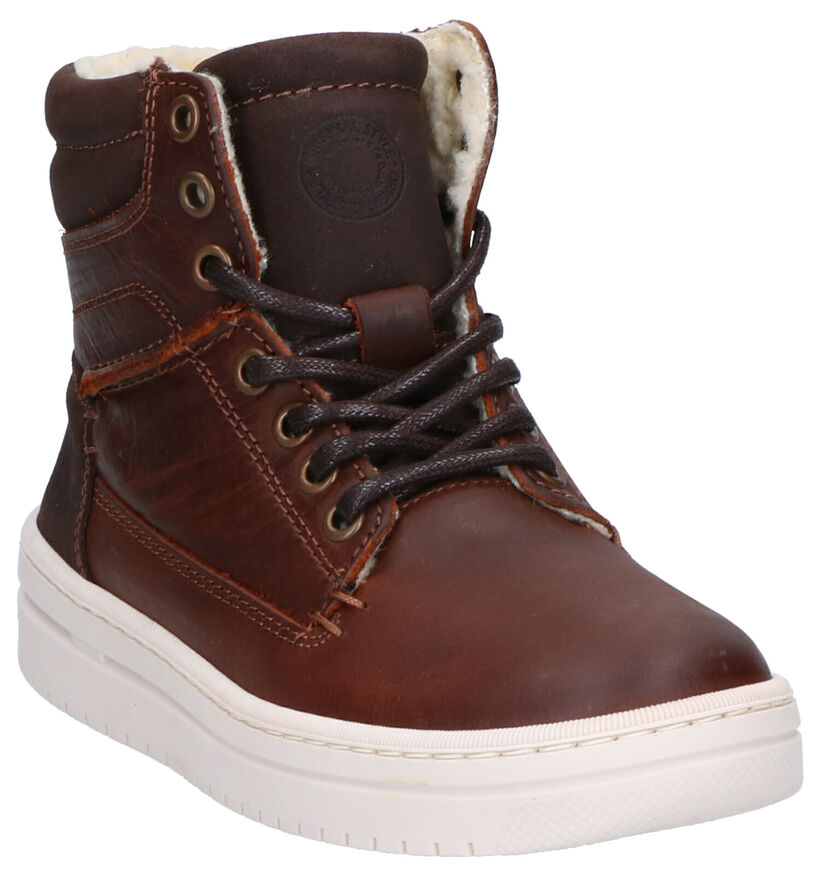 Bullboxer Bruine Boots in leer (259667)