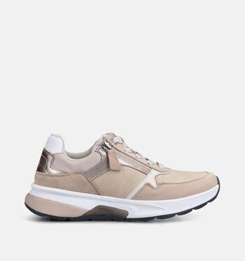 Gabor Rollingsoft Sneakers Blauw/Roze