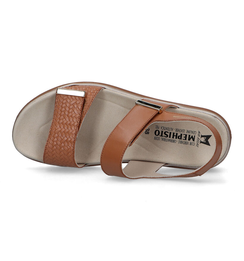 Mephisto Dominica Sandales avec talon compensé en Blanc pour femmes (354278)