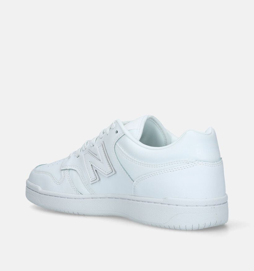 New Balance BB 480 Baskets en Blanc pour hommes (334273) - pour semelles orthopédiques