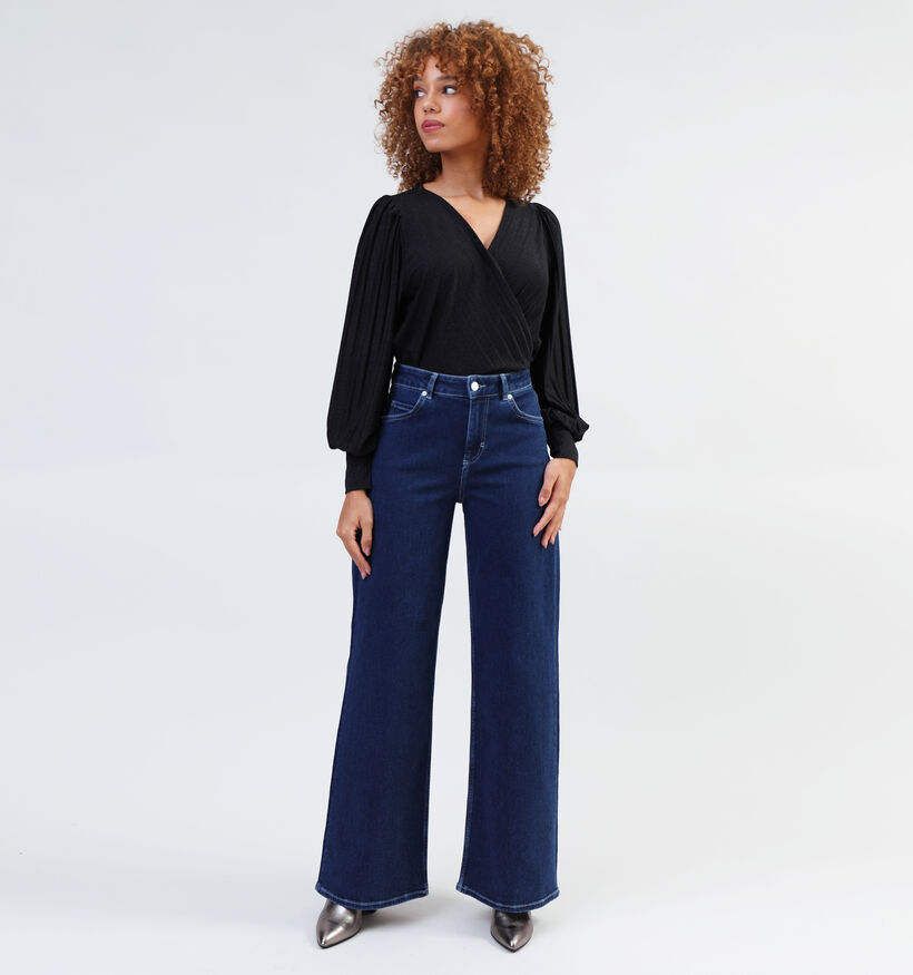 comma casual identity Wide leg jeans en Bleu pour femmes (334798)