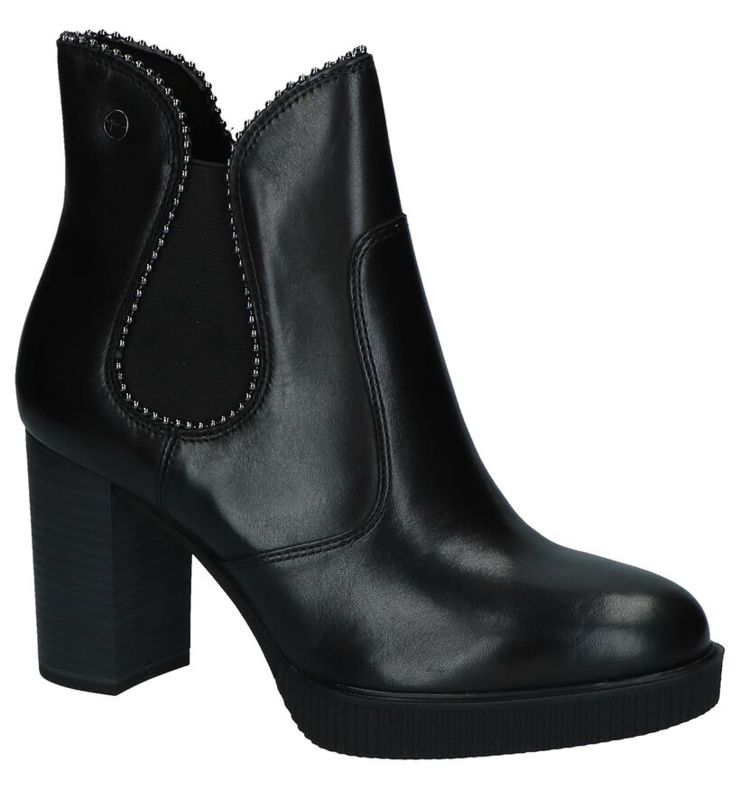 Tamaris Bottillons en Noir en cuir (226730)