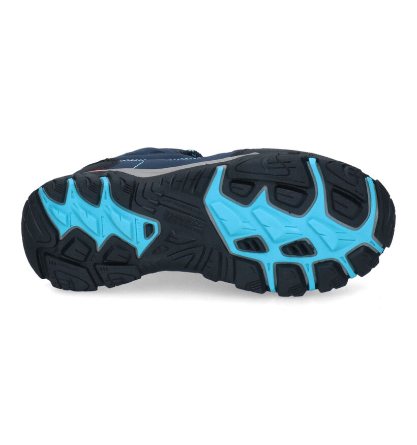 Regatta Holcombe Mid Jnr Chaussures de randonnée en Turquoise pour filles (361298) - pour semelles orthopédiques