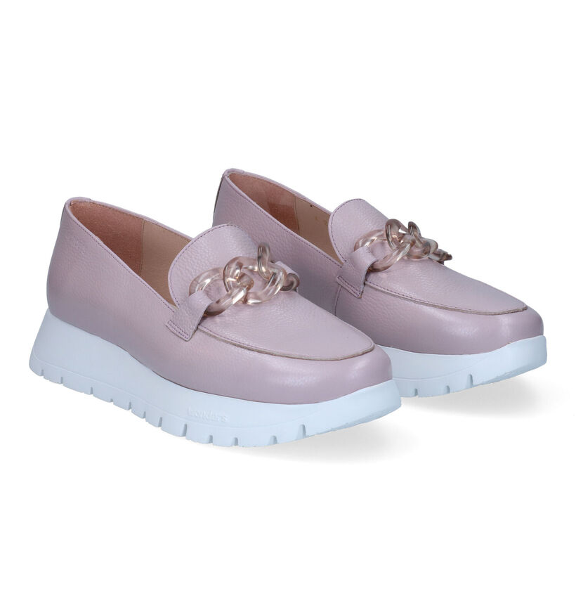 Wonders Chaussures à enfiler en Violet clair en cuir (309600)