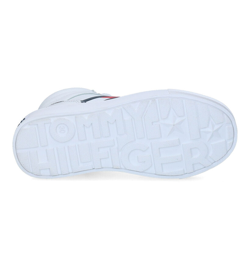 Tommy Hilfiger Witte Hoge Sneakers voor jongens (303891) - geschikt voor steunzolen