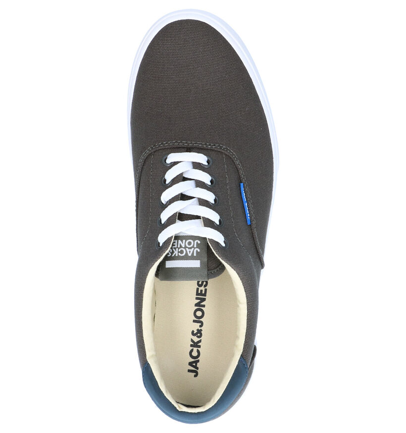 Jack & Jones Mork Canvas Chaussures à lacets en Blanc en textile (269163)