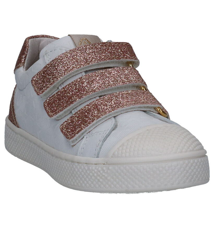 Lunella Witte Sneakers in leer (271382)