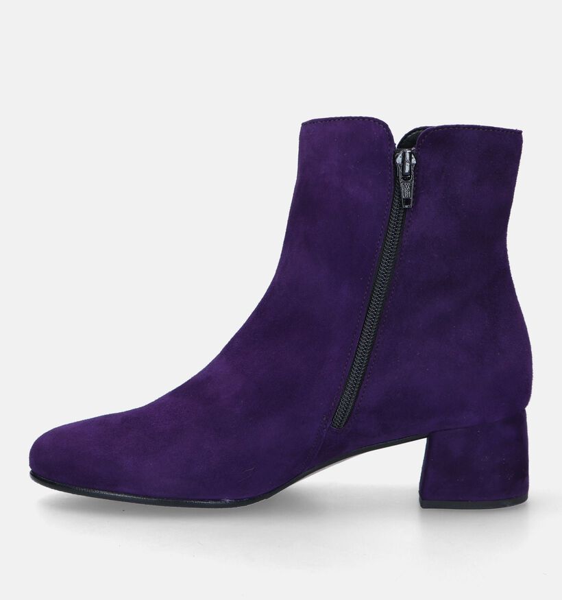 Gabor Bottines avec talon en Mauve pour femmes (331238) - pour semelles orthopédiques