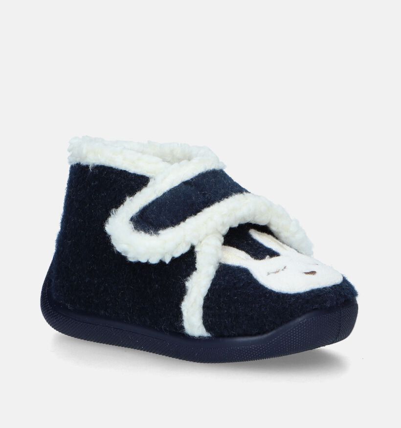 Milo & Mila Blauwe Hoge pantoffels voor meisjes (348619)