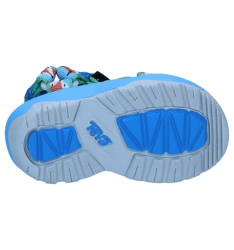 Teva Hurricane Blauwe Sandalen in stof (286623)