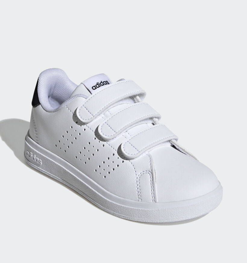 adidas Advantage Base 2.0 Witte Sneakers voor meisjes, jongens (361517)