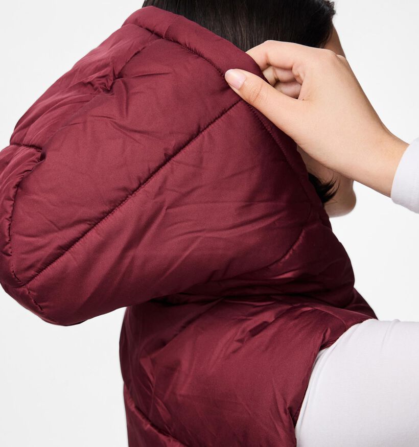 Pieces Pcbee Manteau long en Bordeaux pour femmes (361135)