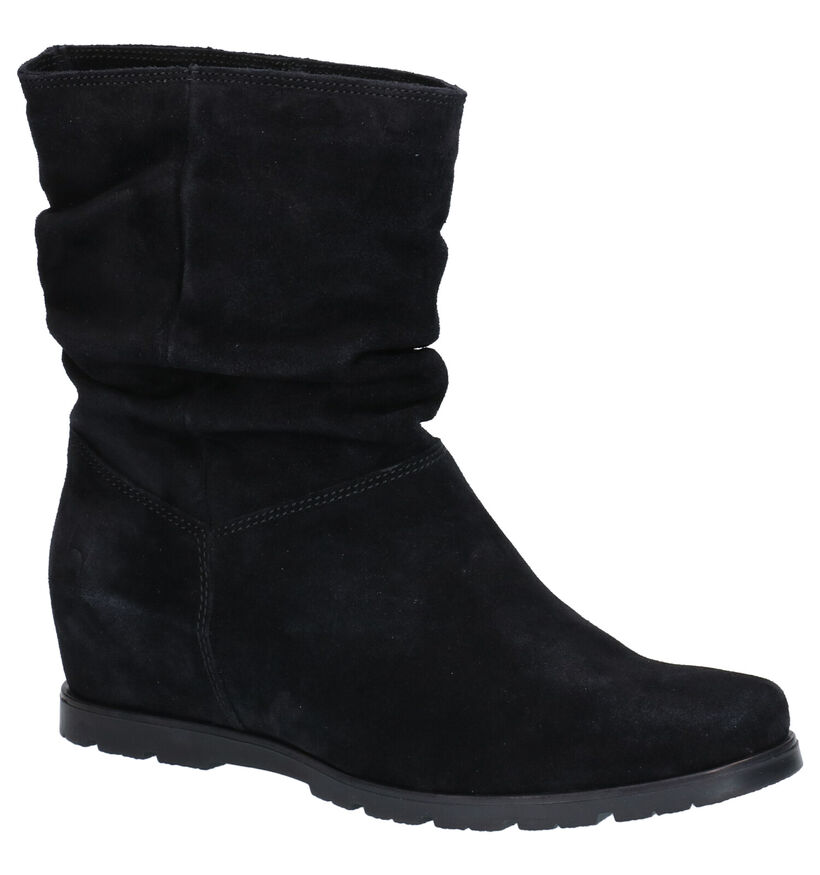 Agora Bottes courtes en Noir en daim (259831)