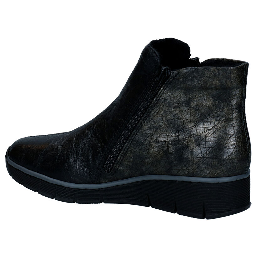 Rieker Chaussures confort en Noir en cuir (298611)